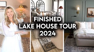 FINISHED LAKE HOUSE TOUR  DIY TRANSFORMATION  DECOR TIPS [upl. by Yzmar283]