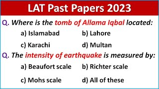 LAT Past Papers 2023  LAT Test Past Past Papers 2023  HEC LAT Past Papers 2023  LAT 2023 Mcqs [upl. by Anileda]