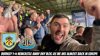 Burnley 14 Newcastle away day vlog  fans HURT THEMSELVES IN THE WILD GOAL CELEBRATIONS [upl. by Akiria349]