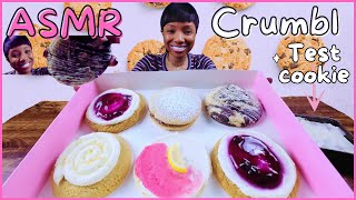 ASMR  MUKBANG CRUMBL PLUS TEST COOKIE [upl. by Petr407]