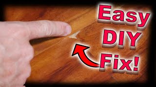 FIX YOUR FLOOR  Repair Engineered Wood Floor  Flix Chips and Waterproof It [upl. by Isabelle297]