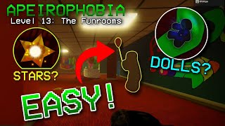 HOW TO ESCAPE Level 13 The Funrooms in Apeirophobia ROBLOX [upl. by Wolfy856]