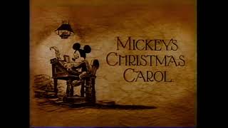 Opening To Mickeys Christmas Carol 1990 VHS Version 1 60fps [upl. by Dumond]