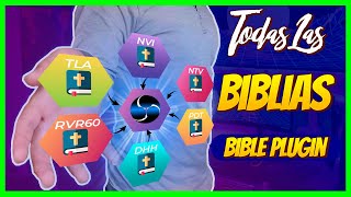 TODAS las BIBLIAS en el PLUGIN BIBLIA DE OBS  NTVNVIPDTRVR60TLADHH  Biblia OBS [upl. by Juanne224]