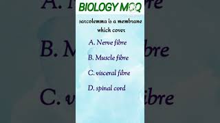 sarcolemma is a membrane which coverhumananatomyhumanbiologylibrary [upl. by Neomah518]