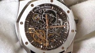 舊片重溫Jun 2020  AP Royal Oak 15407ST 縷空 audemarspiguet 15407st [upl. by Ennaeiluj]