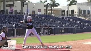 Cooper Latson  3B  Dacula GA  2028 72124 [upl. by Avehsile]