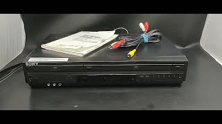 Sony DVDVCR Combo SLVD380P DVD Player Video Cassette VHS Recorder Test Video [upl. by Luedtke]