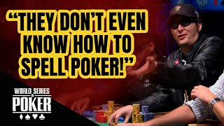 EPIC Hellmuth Rant quotThey Dont Even Know How to Spell Pokerquot [upl. by Beckerman207]