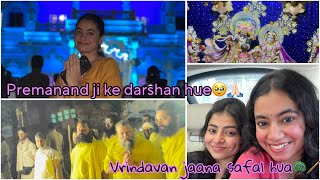 MUMMY NE HAAN KARDI😍  Premanand maharaj ji ke darshan hogye🙏🏻 Vrindavan Vlog  Vlog 72 palak [upl. by Hahnke]