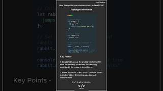 JavaScript Interview Question Prototype Inheritance javascriptinterview javascript js [upl. by Esetal521]