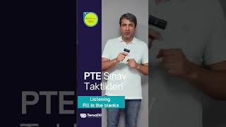 PTE Sınav Taktikleri  Listening Fill in the blanks [upl. by Xirtaeb44]