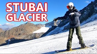 Stubai Glacier Snowboarding  Zoo Preview  New Pants  Burton Deep Thinker [upl. by Dlarrej69]