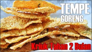 Tempe Goreng Kriuk Tahan 2 Bulan  Cocok Untuk Usaha  Mudah dan Anti Gagal [upl. by Morrill]