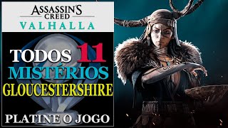 Todos Mistérios de Gloucestershire All Glowecestrescire Mysteries – ASSASSINS CREED VALHALLA [upl. by Gine]