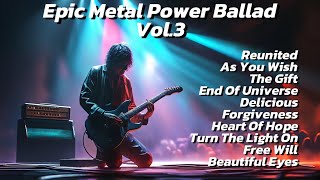 Epic Metal Power Ballad  Vol3  Epic Metal Music Instrumental backingtrack jamtrack [upl. by Gerdy757]