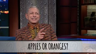 Jeff Goldblum Takes The Colbert Questionert  Part 1 [upl. by Boyes688]