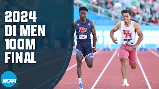 Mens 100m final  2024 NCAA outdoor track and field championships [upl. by Ellynn]