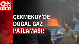 İstanbul Çekmeköyde doğal gaz patlaması Yaralılar var [upl. by Tarsuss]