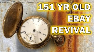 Reviving History Waltham Pocket Watch Restoration from eBay [upl. by Enaj938]