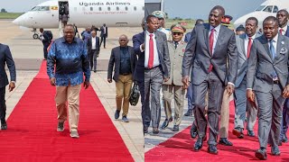 President Ruto amp Former President Uhuru meet in Congo for President Tshisekedis inauguration [upl. by Nnasus]