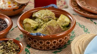 Mole verde con carne de puerco kiwilimón recetas [upl. by Atwekk920]