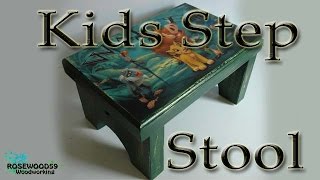 How To Make A Kids Step Stool [upl. by Ellehsad]