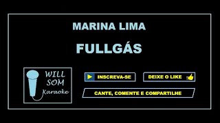 Fullgás Karaoke  Marina [upl. by Guyer526]