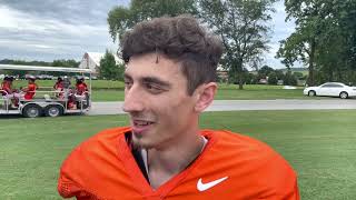 Aidan Swanson breaks down Clemson punter battle [upl. by Nyret]