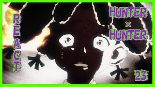 quotSalve o mestre killuaquot REACT REASSISTINDO Hunter × Hunter 2011 ep 23 [upl. by Durno977]