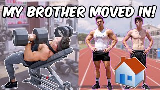 HE MOVED IN 2 FULL WORKOUTS CHEST amp LEG WORKOUTS [upl. by Cia]