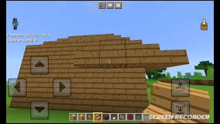 Building a Bee house in Minecraft First vid but I am using a knockoff cuz i cant afford it [upl. by Walrath]