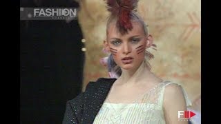 JOHN GALLIANO Fall Winter 1996 1997 Paris  Fashion Channel [upl. by Rabjohn252]