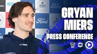 Gryan Miers Press Conference  Qualifying Final [upl. by Sydney]