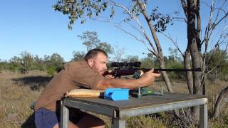 FATBOY404 shooting the 7x64 loaded with ACPs  500 yards [upl. by Gabbi]