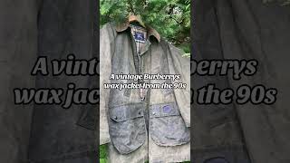 My new project has been decided a vintage Burberrys wax jacket waxedjacket burberry restoration [upl. by Mcspadden171]