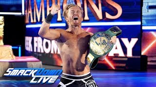 247 Championship changes hands three times in chaotic exchange SmackDown LIVE Sept 3 2019 [upl. by Ramad]