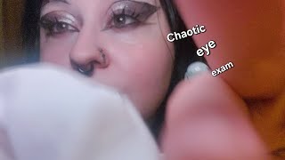 ASMR  fast amp chaotic eye exam 👀 [upl. by Euphemia279]