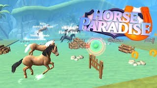 IS DEZE GRATIS PAARDEN GAME WEL LEUK  Horse Paradise [upl. by Regnij934]