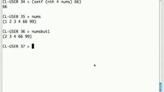 An Brief Introduction to LISP  Pt 4 Lists [upl. by Gerianne150]