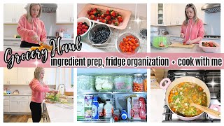 NEW GLUTEN FREE GROCERY HAUL 2021 INGREDIENT PREP  COOK WITH ME  TIFFANI BEASTON HOMEMAKING [upl. by Niccolo978]