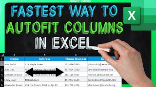 How to Autofit Columns in Excel Quick and Easy [upl. by Eiralc]