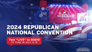 THE NOMINATION  2024 Republican National Convention [upl. by Leirbag]