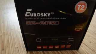 Обзор распаковка тюнера ресивера Т2 Eurosky ES3015D [upl. by Theone781]