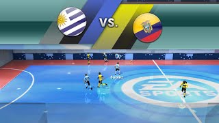 Uruguay x Ecuador  Eliminatorias FIFA 14 de Wii  fútbol sala [upl. by Gintz]