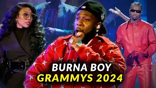 Burna Boy Grammys 2024 Performance Surprised Everyone [upl. by Alasdair]