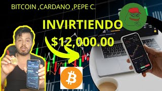 Inverti 1200000 en🪙 Criptomonedas BitcoinPepe Coín y Cuanto D1nero💵 Ganó [upl. by Bagley]