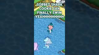 Sorbet Shark Cookie can finally swim [upl. by Esikram]