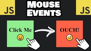 Learn JavaScript MOUSE EVENTS in 10 minutes 🖱 [upl. by Leorsiy]