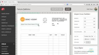 03 Fatura Şablonu Düzenleme İşlemleri [upl. by Fusco]